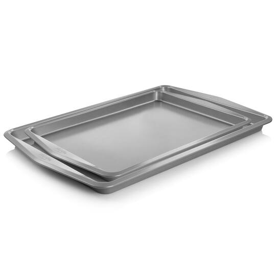 Martha Stewart 2 Piece Carbon Steel Cookie Sheet Set Cookie Sheets martha-stewart-2-piece-carbon-steel-cookie-sheet-set-cookie-sheets